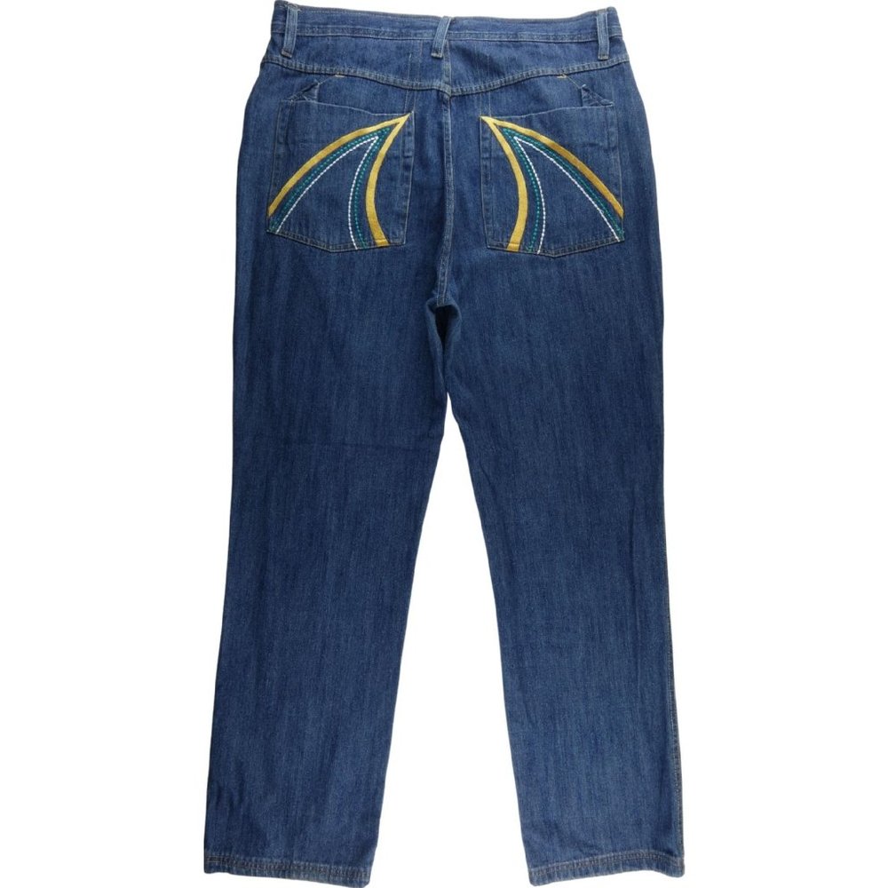 Makaveli Jeans Men's 40x34 Hip Hop Embroidered C929